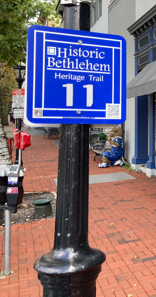 Historic Bethlehem Heritage Trail Sign
